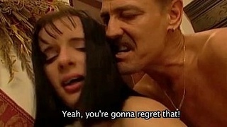 Furious step Dad Fucks his Daughter