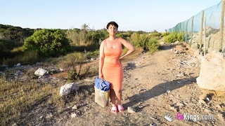 Korin at the nudist beach: Seducing stranger and fucking 'em for us!